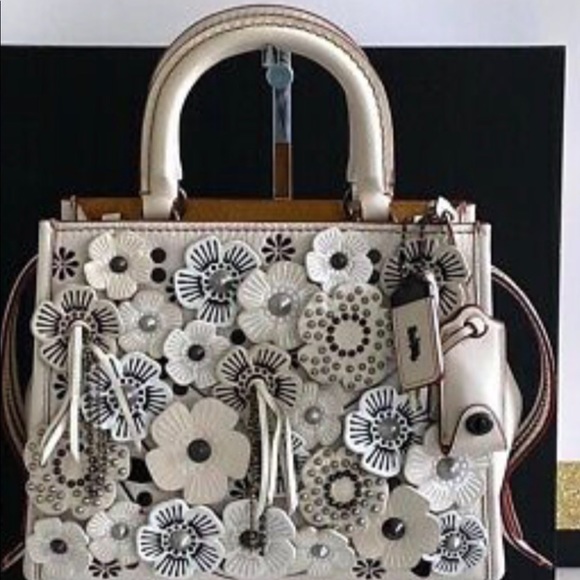 Coach Handbags - ⭐️⭐️⭐️3X ⭐️⭐️⭐️NWT Authentic RARE Coach Rogue w/Wild Tea Roses Limited Edition